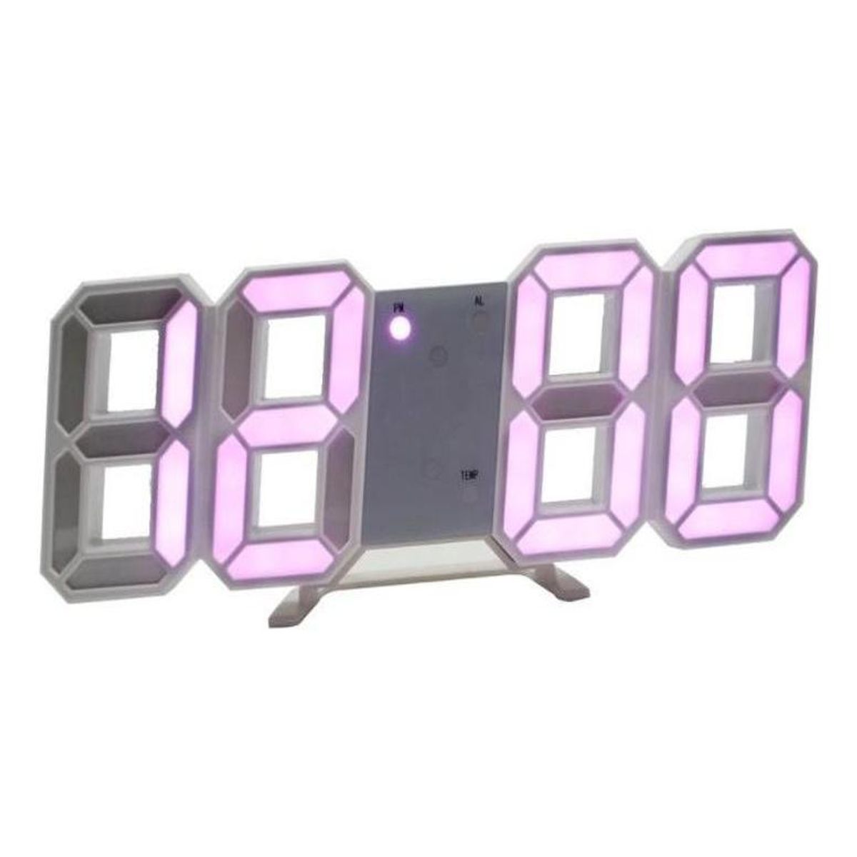 GENERICO - Reloj Despertador Digital 3D para Mesa y Pared