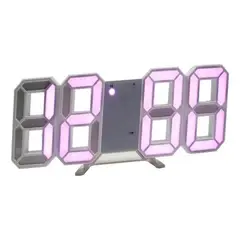 GENERICO - Reloj Despertador Digital 3D para Mesa y Pared