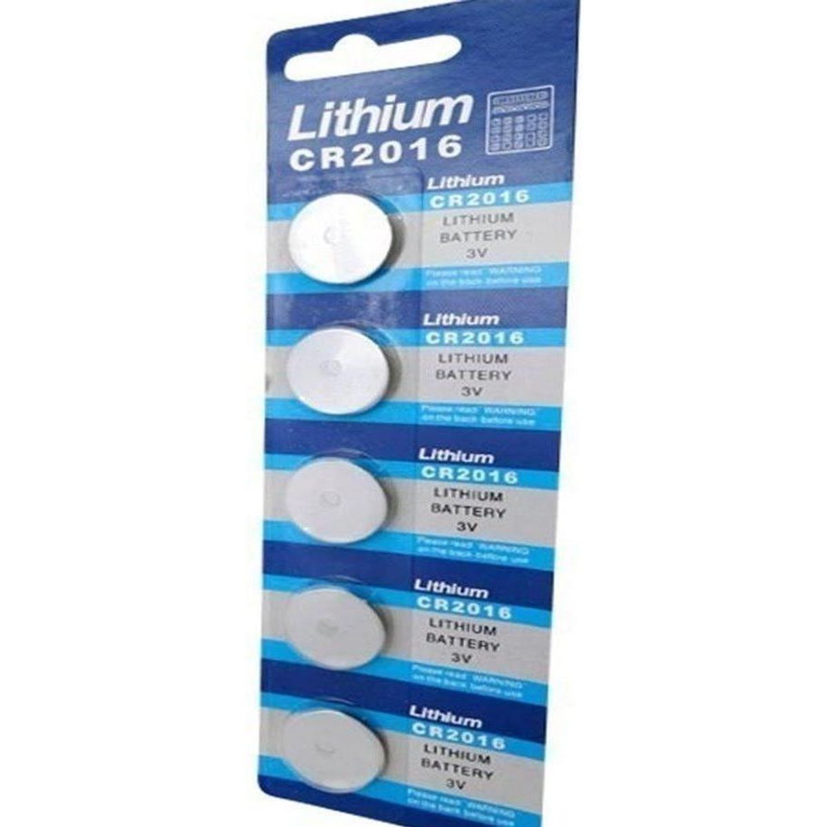 GENERICO - Pack de 5 Pilas de Litio CR2032 para Diversos Dispositivos