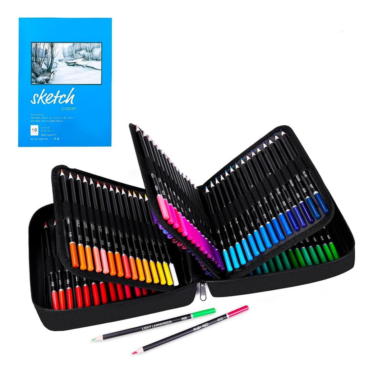 GENERICO - Set de 120 Lápices de Colores Profesional para Arte.