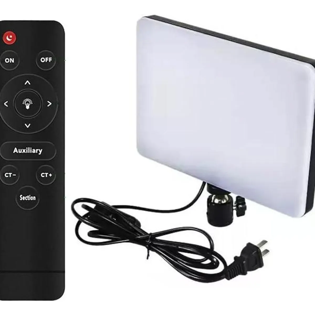 GENERICO - Lámpara LED Fotográfica Bicolor Regulable con Control Remoto