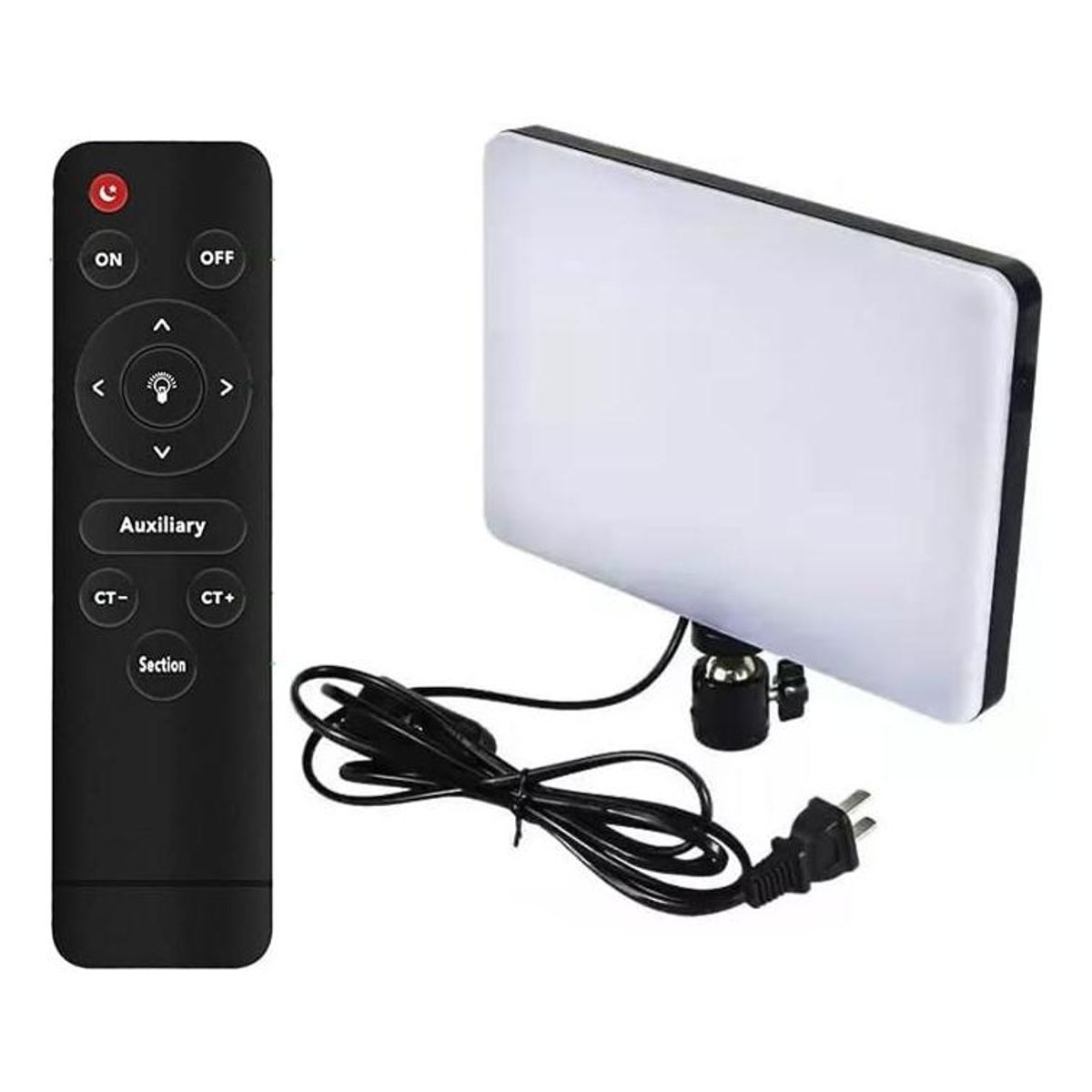 GENERICO - Lámpara LED Fotográfica Bicolor Regulable con Control Remoto
