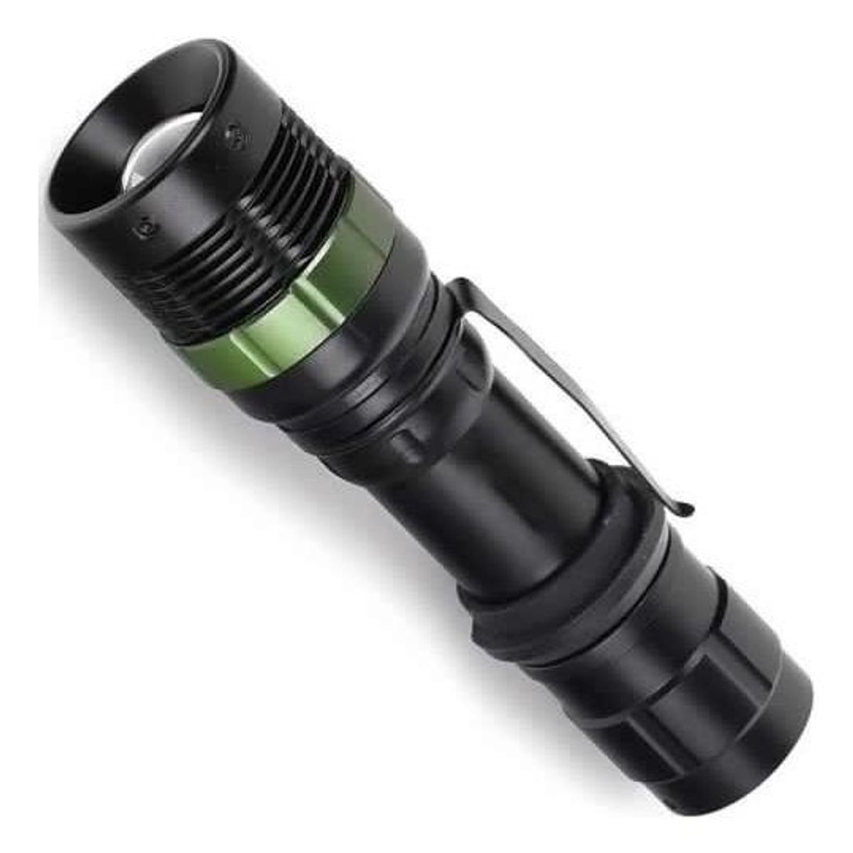 GENERICO - Pack de 5 Linternas Tácticas Zoom LED 1800 Lúmenes