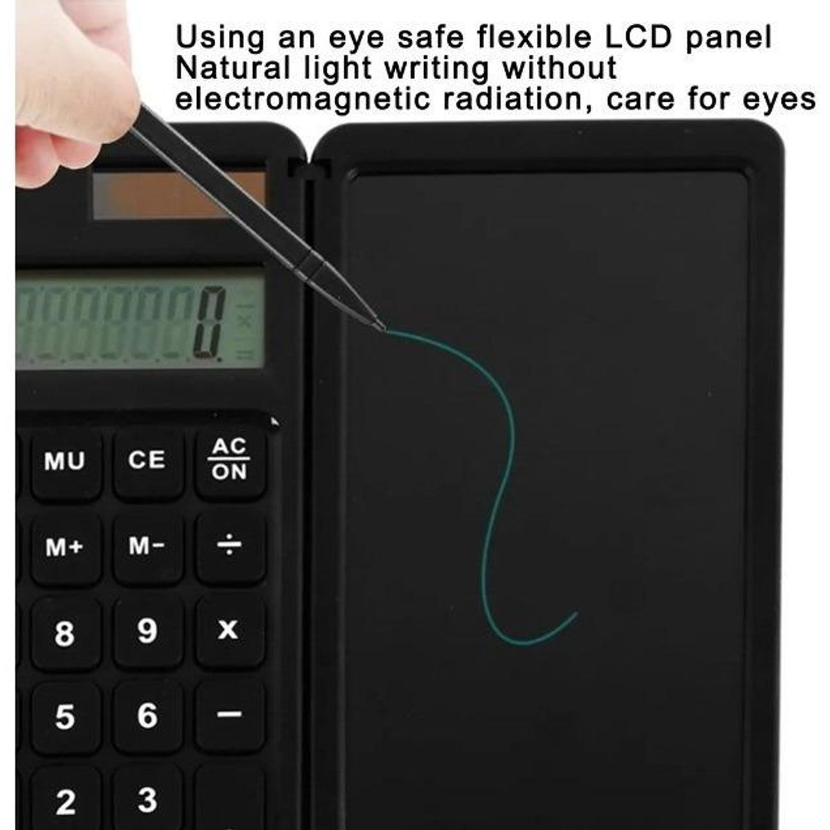 GENERICO - Calculadora y Tableta de Escritura LCD Plegable 6&apos&apos