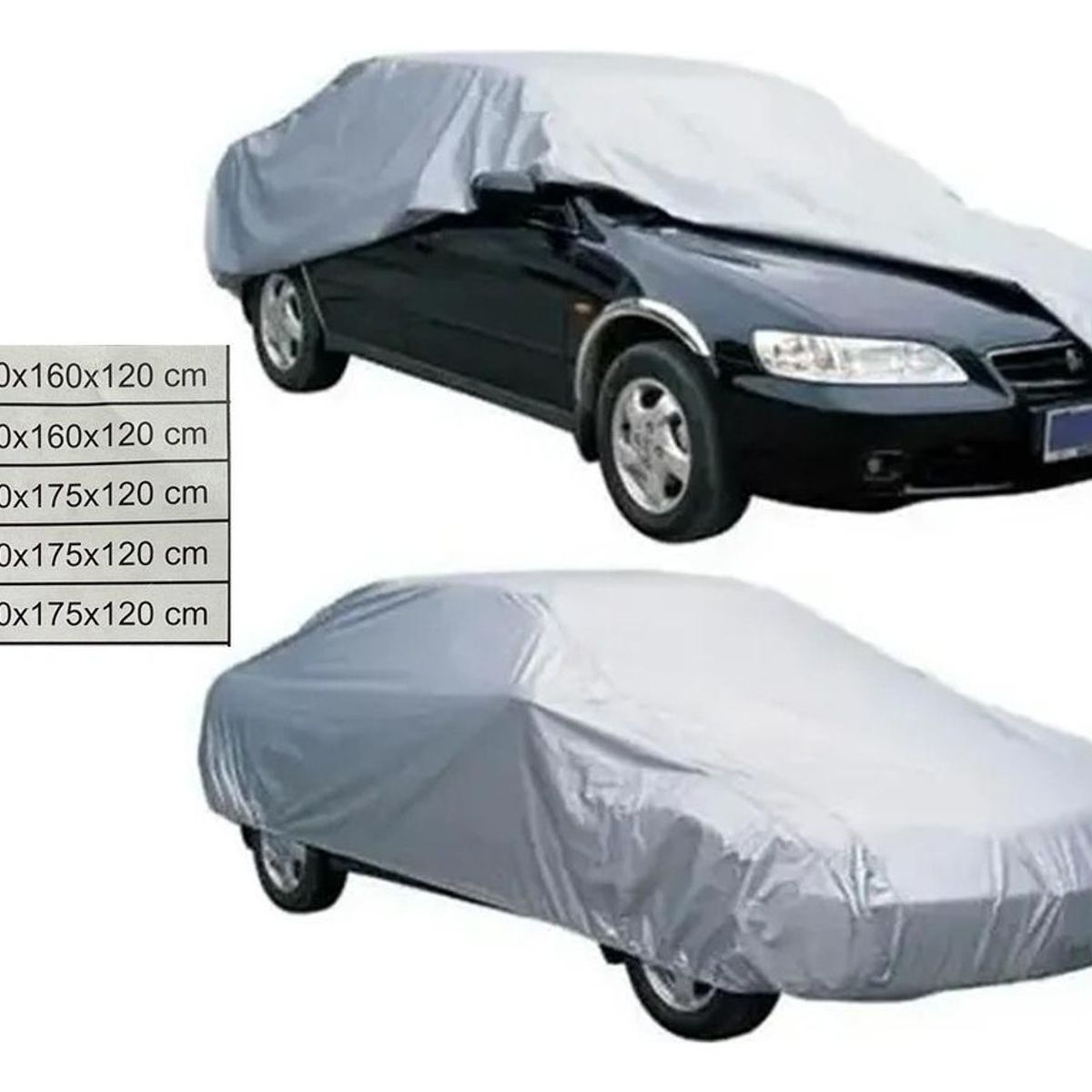 GENERICO - Pack de 2 Cobertores Impermeables para Auto - Protección UV
