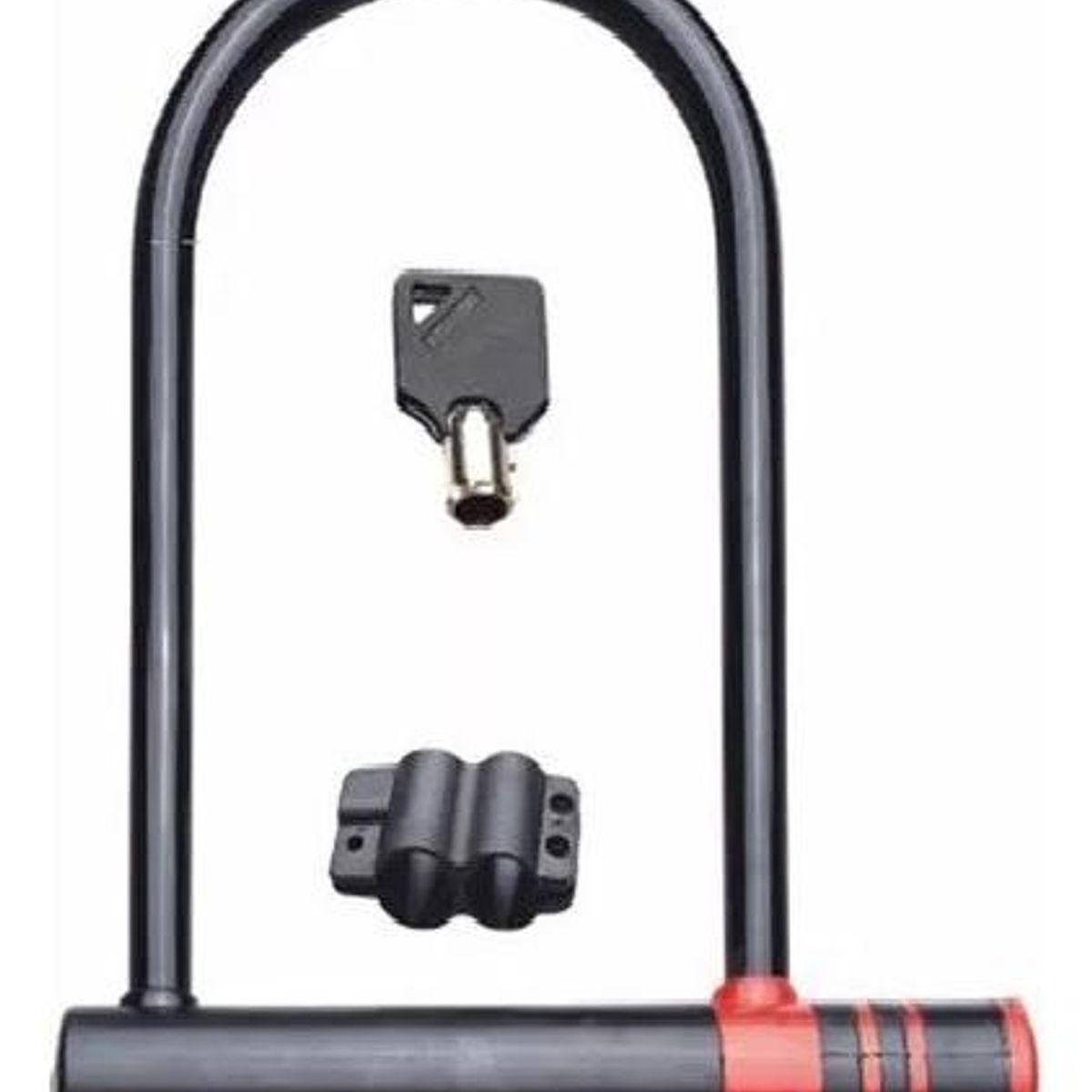 GENERICO - Candado U-Lock de Acero para Bicicleta y Moto - Pack X3