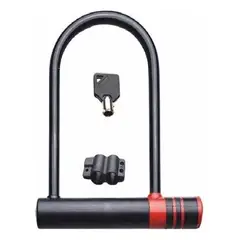 GENERICO - Candado U-Lock de Acero para Bicicleta y Moto - Pack X3