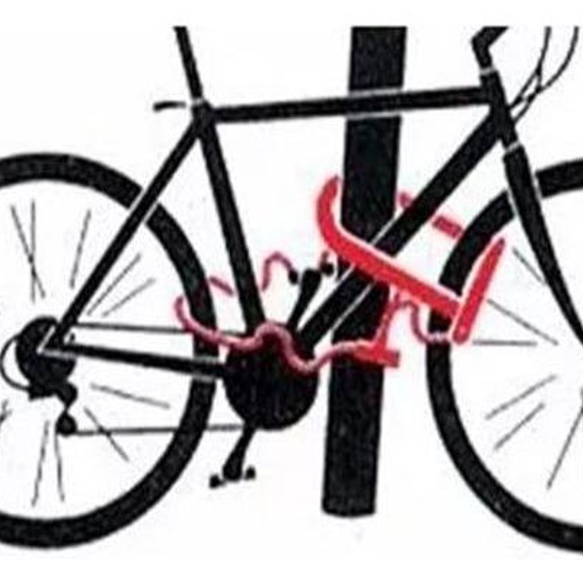 GENERICO - Candado U-Lock de Acero para Bicicleta y Moto - Pack X3