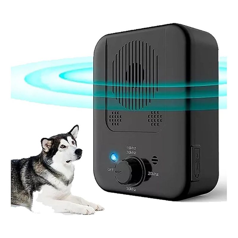 GENERICO - Dispositivo Ultrasonido Antiladridos para Perros