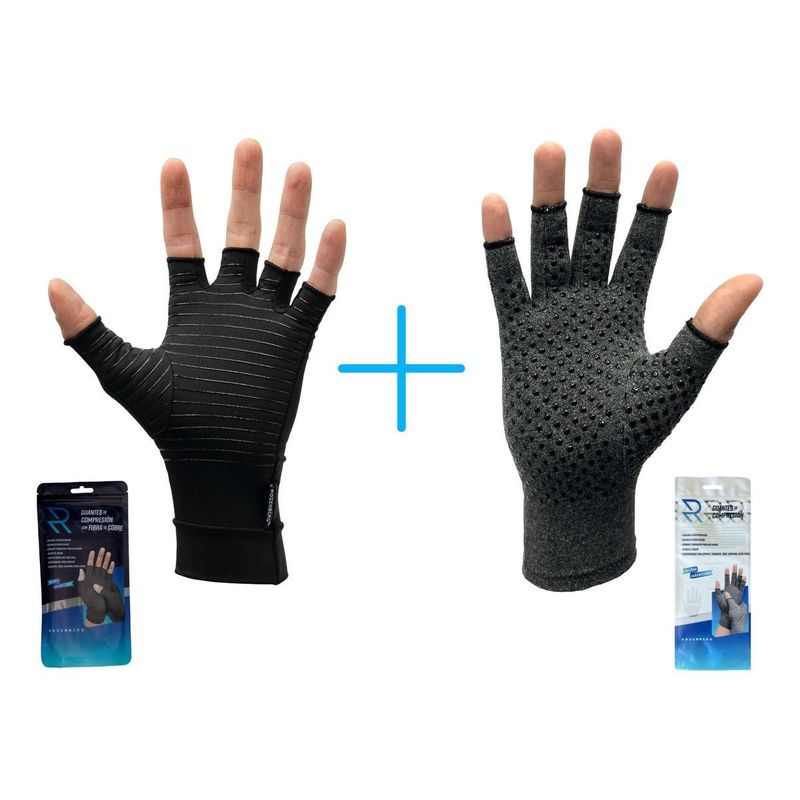 GENERICO - Pack de 2 Guantes Terapéuticos para Artritis