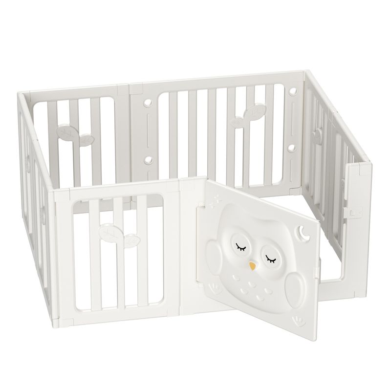 BEBECO - Corral bebe Búho Blanco S 136x106 cms Bebeco