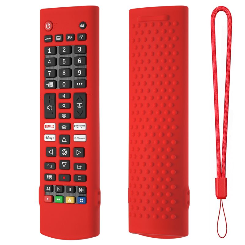 URBANCASE - Funda Urbancase De Silicona Para Control LG Smart Tv AKB-750 Rojo