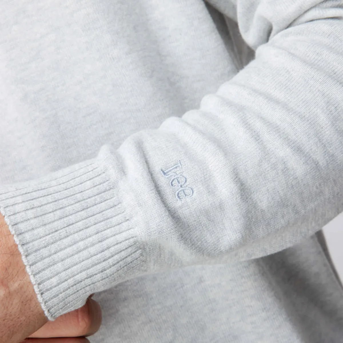LEE - Sweater Hombre Regular Fit  Sharp Grey Mele