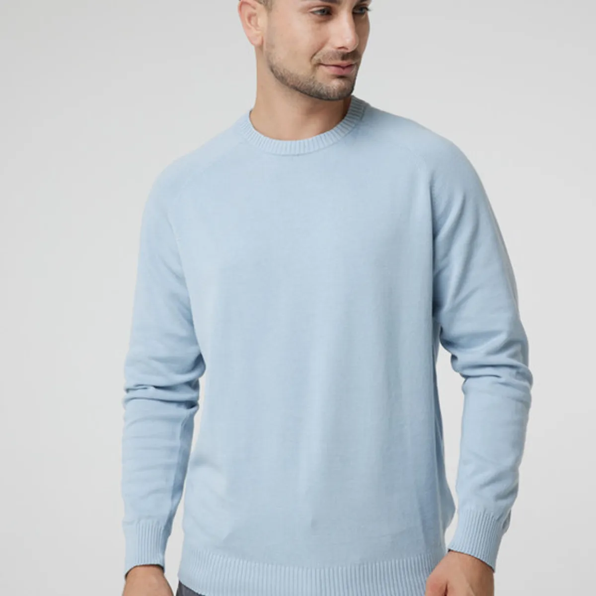 LEE - Sweater Hombre Regular Fit  Concrete Gray