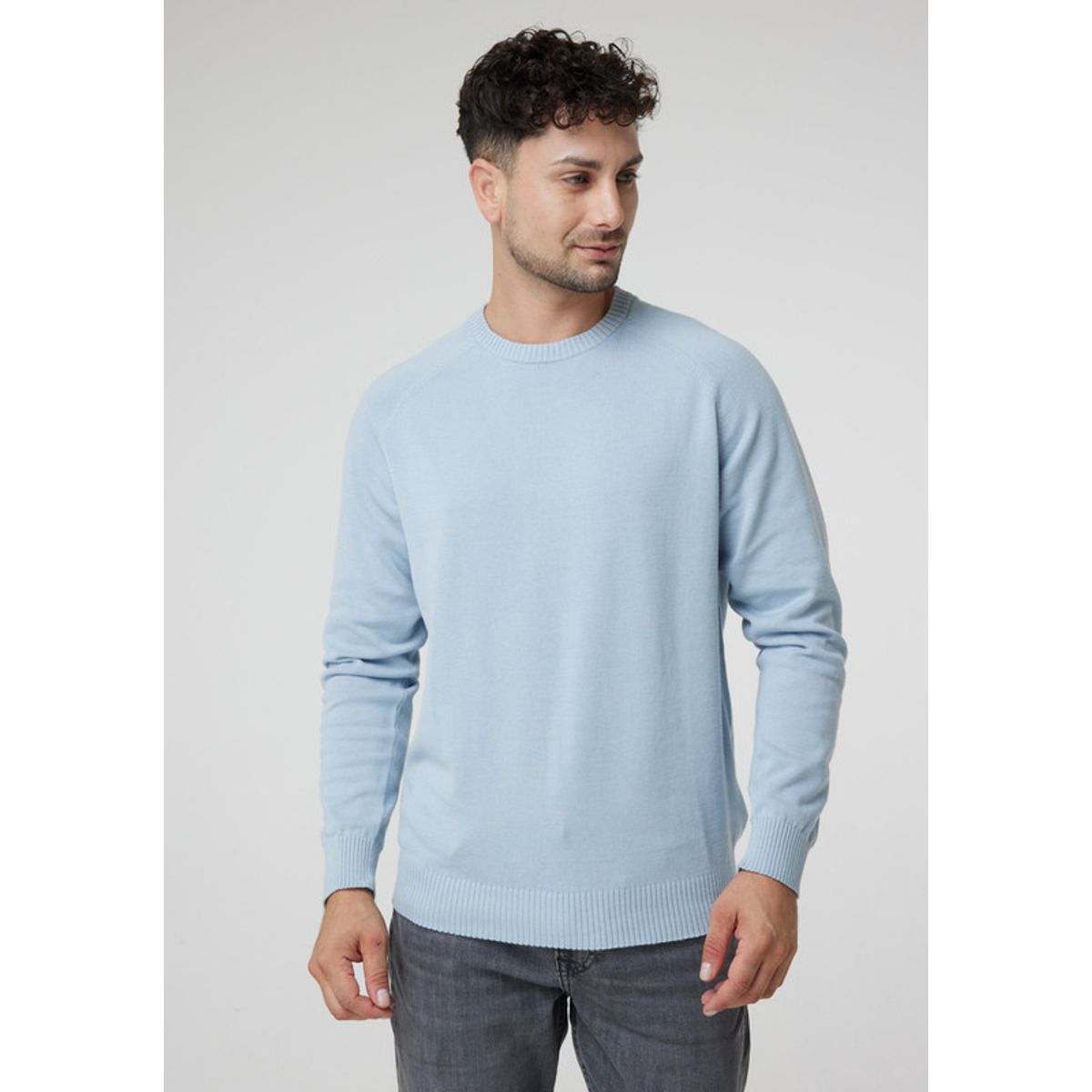 LEE - Sweater Hombre Regular Fit  Concrete Gray