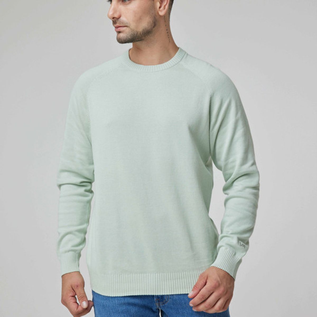 LEE - Sweater Hombre Regular Fit  Soft Sage