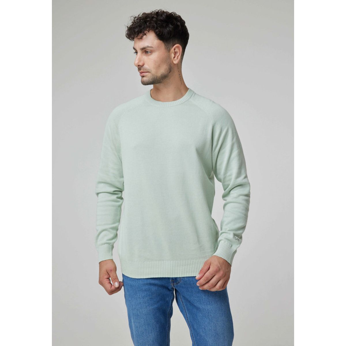 LEE - Sweater Hombre Regular Fit  Soft Sage