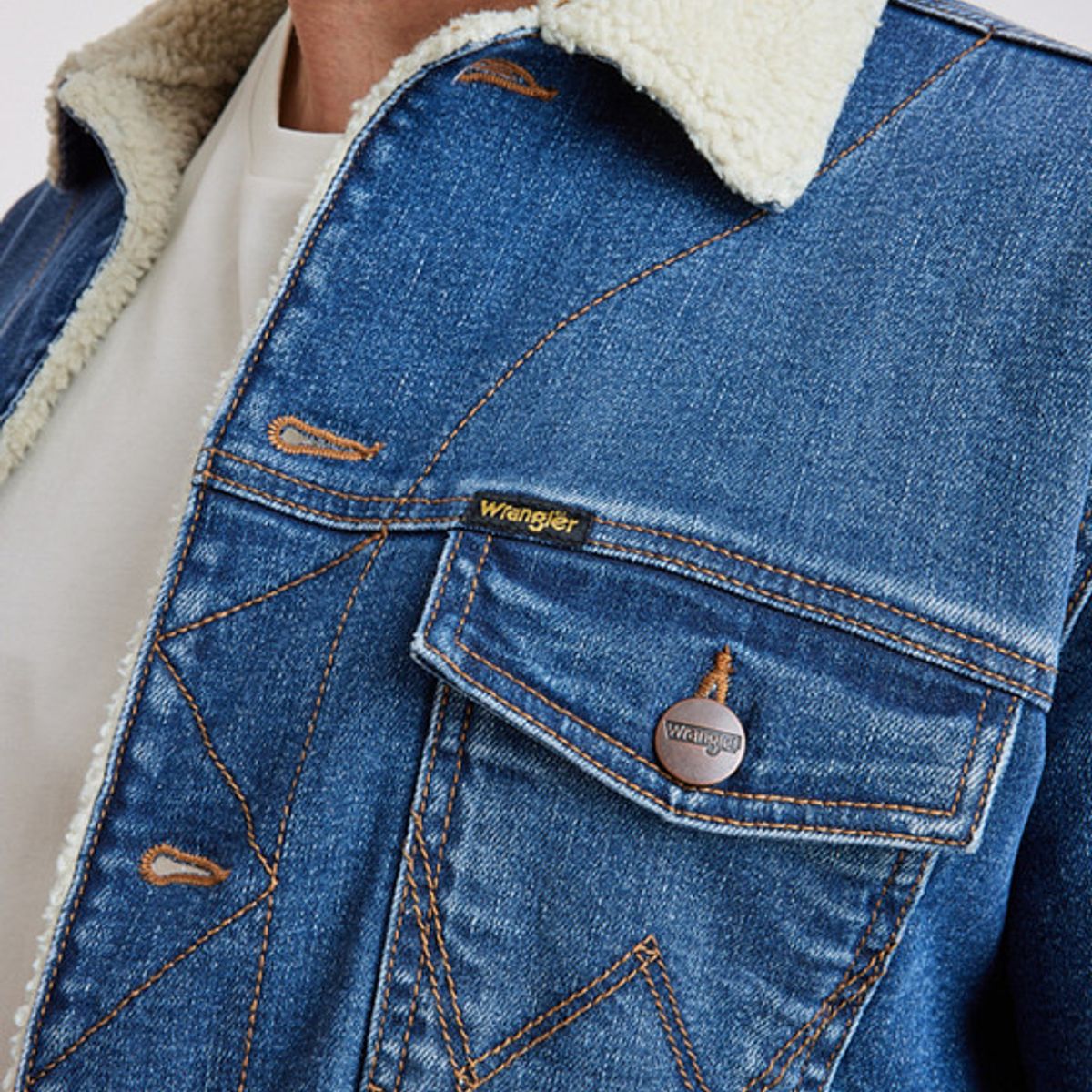 WRANGLER - Chaqueta Wrangler Hombre Authentic Sherpa Stone