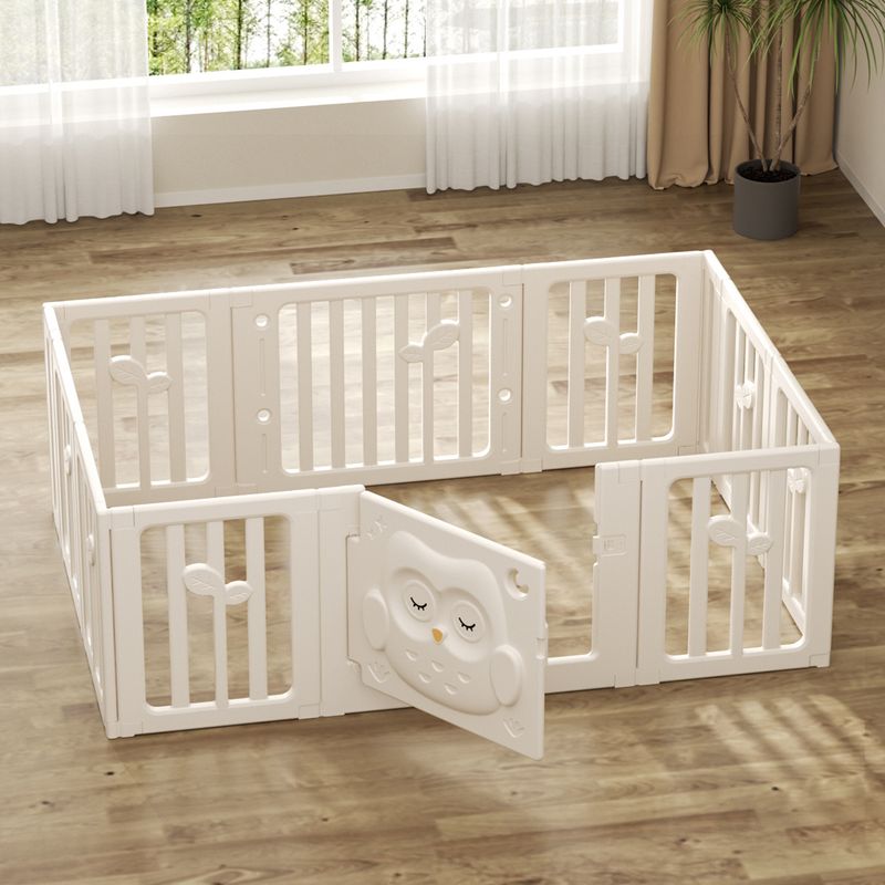 BEBECO - Corral bebe Búho Blanco L 186x126 cms Bebeco