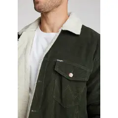 WRANGLER - Chaqueta Hombre Authentic Corduroy Deep Forest