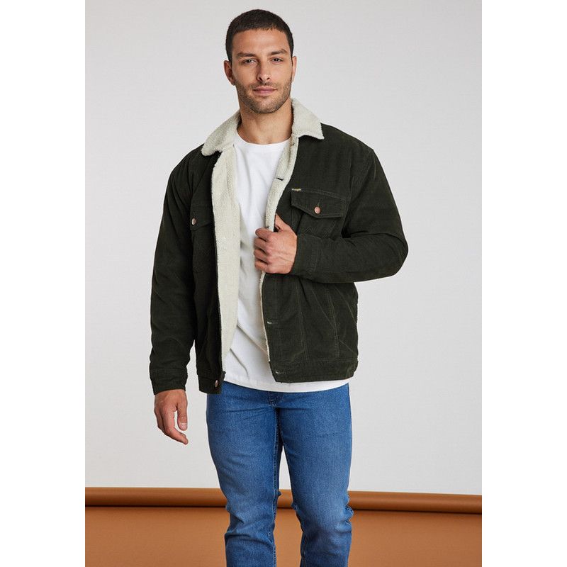 WRANGLER - Chaqueta Wrangler Hombre Authentic Corduroy Deep Forest
