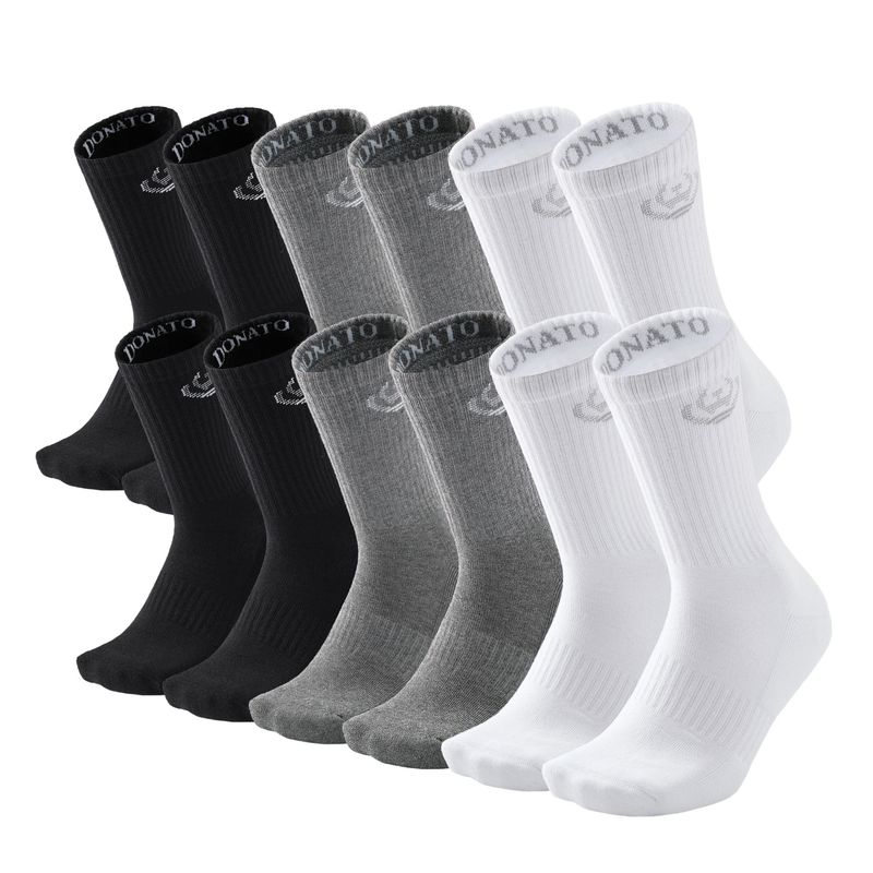 GIOVACCHINO - Pack de 12 Calcetines Largos Deportivos Unisex