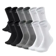 GIOVACCHINO - Pack de 12 Calcetines Largos Deportivos Unisex