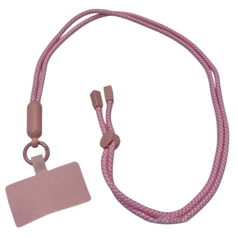 GENERICO - Colgante Para Carcasa Celular Universal Diseño Mix Cordón Rosa