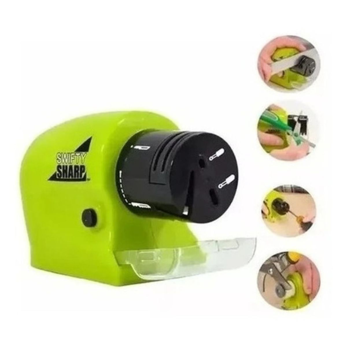 GENERICO - Afilador Cuchillos Tijeras Eléctrico A Pilas