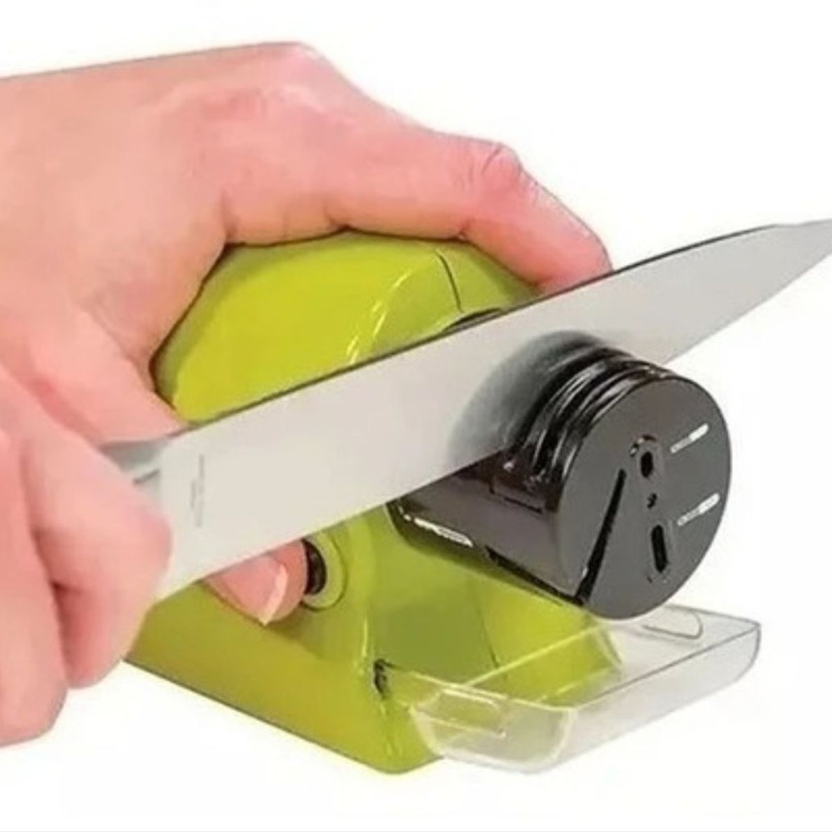 GENERICO - Afilador Cuchillos Tijeras Eléctrico A Pilas