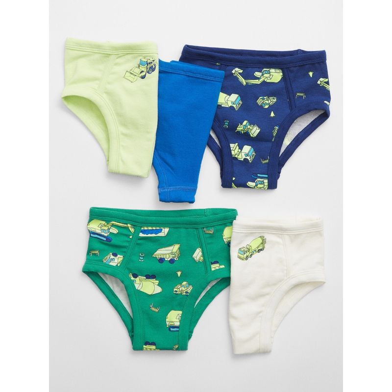 GAP - Pack 5 Calzoncillos Toddler Niño Trucks Multicolor GAP
