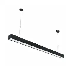 WANT - Luminaria Lineal ECO 24W Colgante Negro 120 cm - Frío