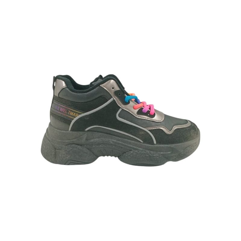 HERIEL - Zapatilla Negra Mujer.