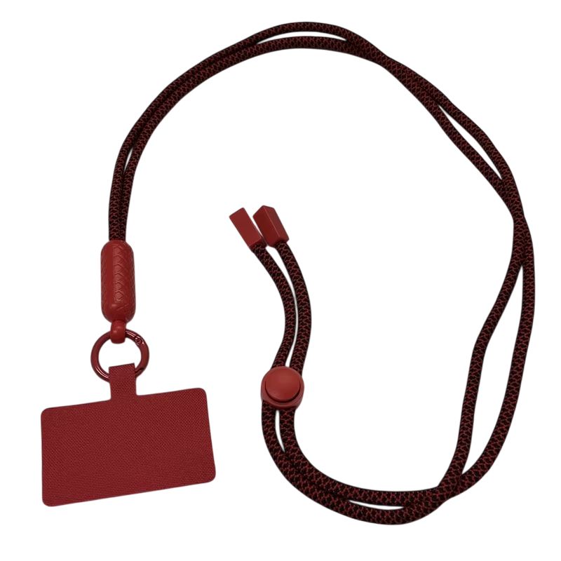GENERICO - Colgante Para Carcasa Celular Universal Diseño Mix Cordón Rojo