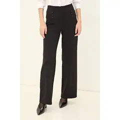 MA GRIFFE - Pantalon Negro Mujer Magriffe