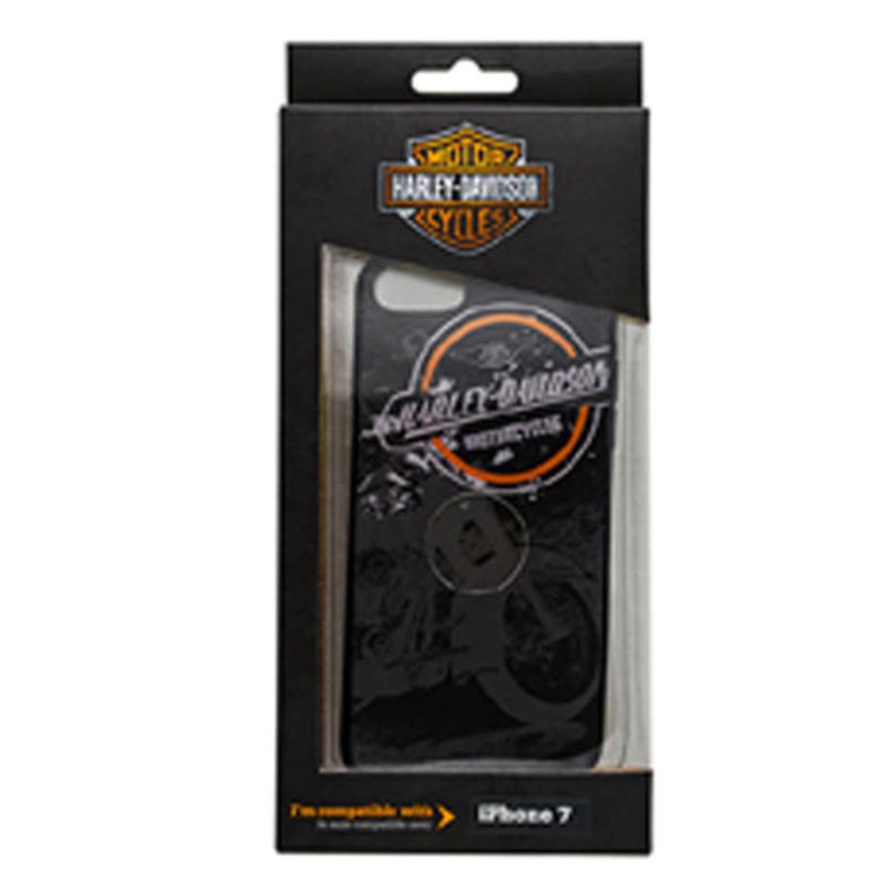 HARLEY DAVIDSON - Carcasa Harley Davidson Compatible con Iphone 7 - Negro