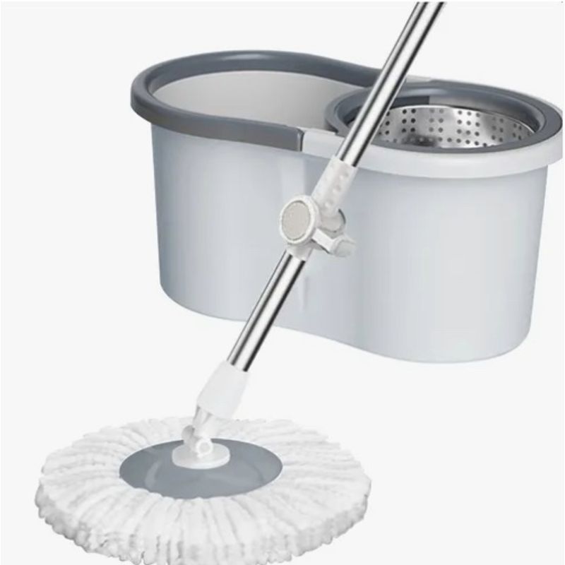 ATLAS - Mopa Trapeador Giratoria 360 Blanco