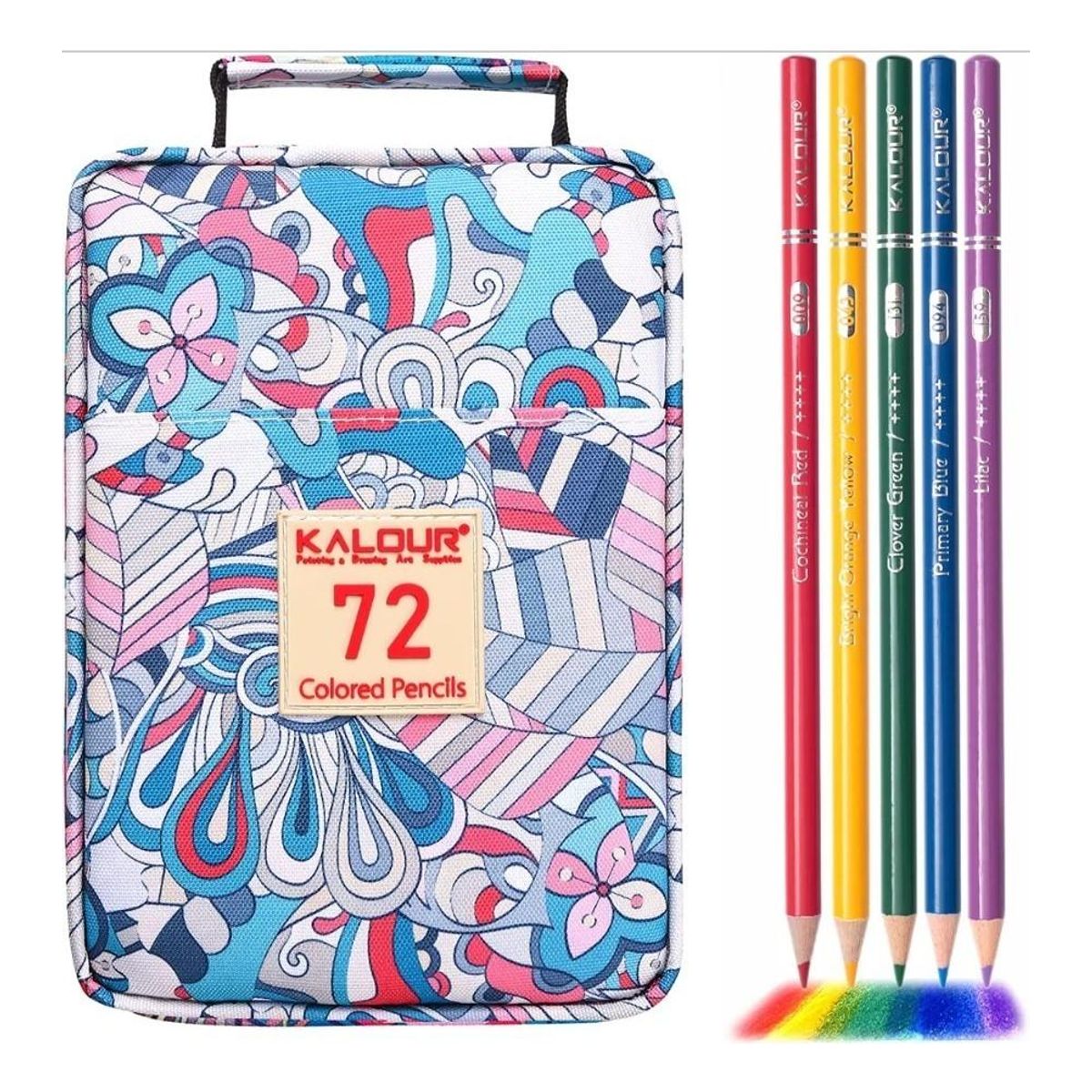 GENERICO - Estuche de 72 Lápices de Colores Acuarelables