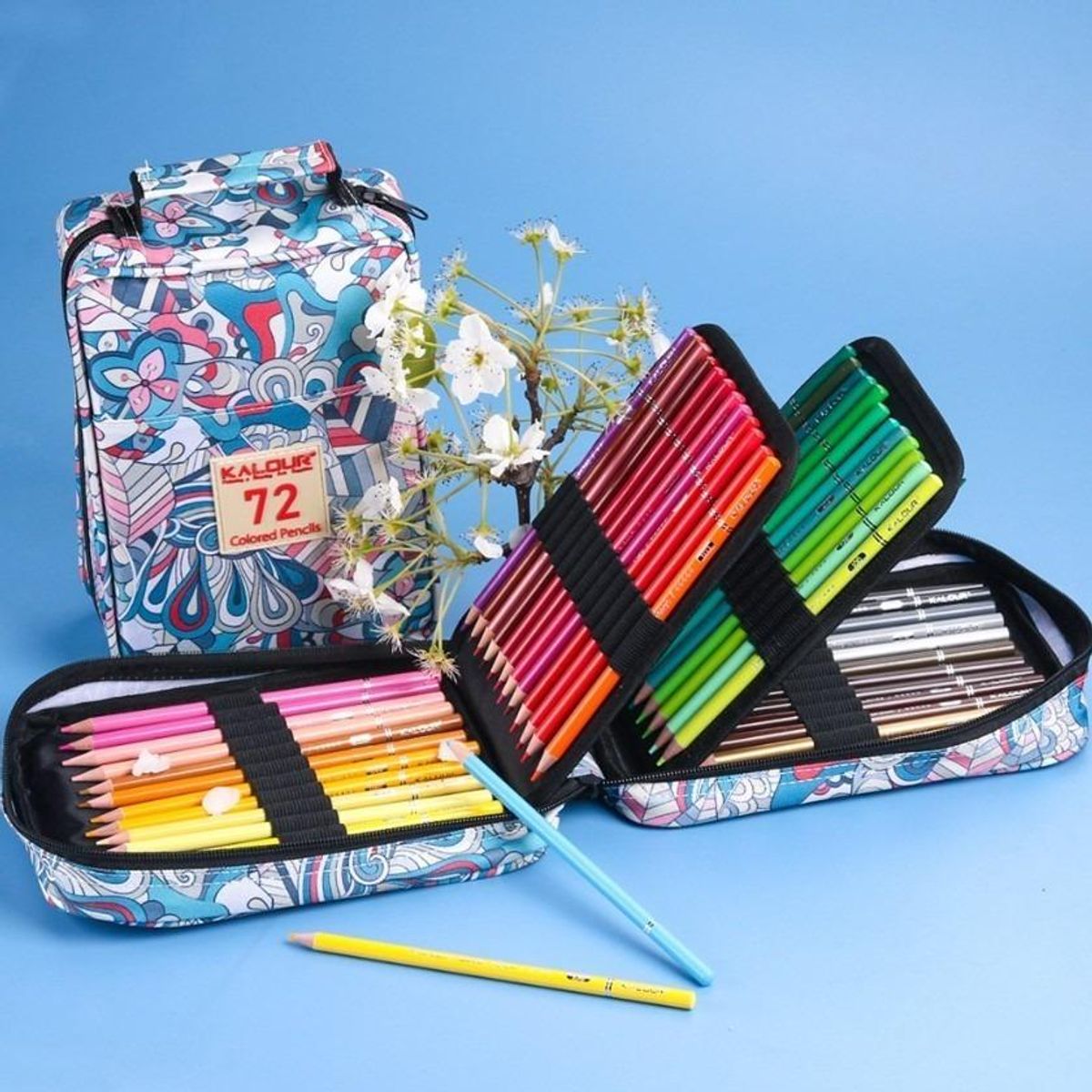 GENERICO - Estuche de 72 Lápices de Colores Acuarelables