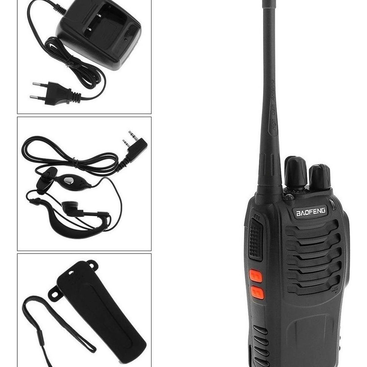 GENERICO - Transmisor Walkie Talkie Compacto con Manos Libres