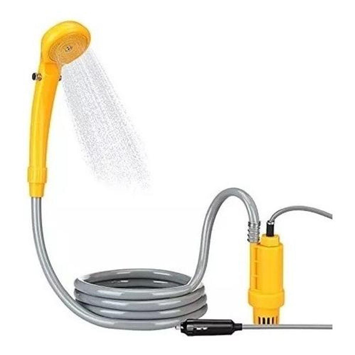 GENERICO - Ducha Portátil para Camping con Conexión de Auto 12V