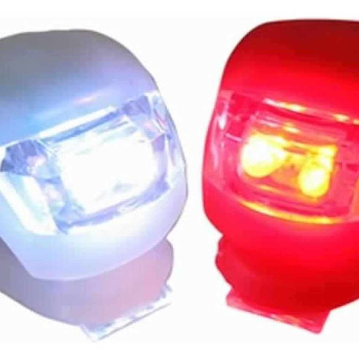 GENERICO - Pack de 10 Luces LED Impermeables para Bicicleta