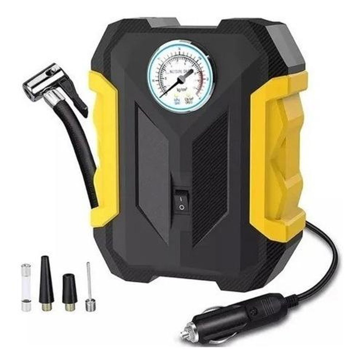 GENERICO - Compresor Portátil 12V para Inflar Neumáticos Rápidamente