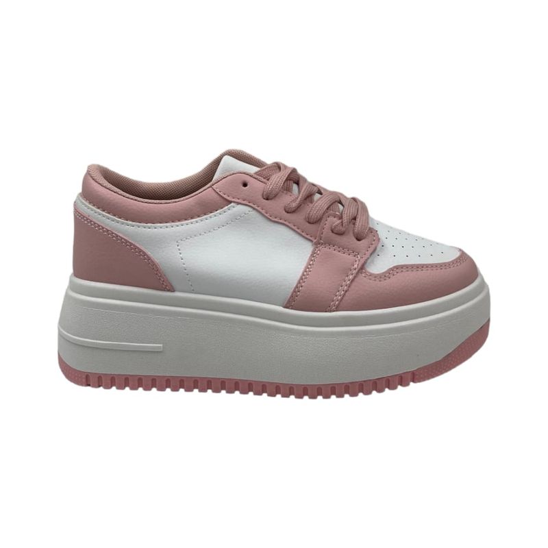 HERIEL - Zapatilla Rosa Plataforma Mujer