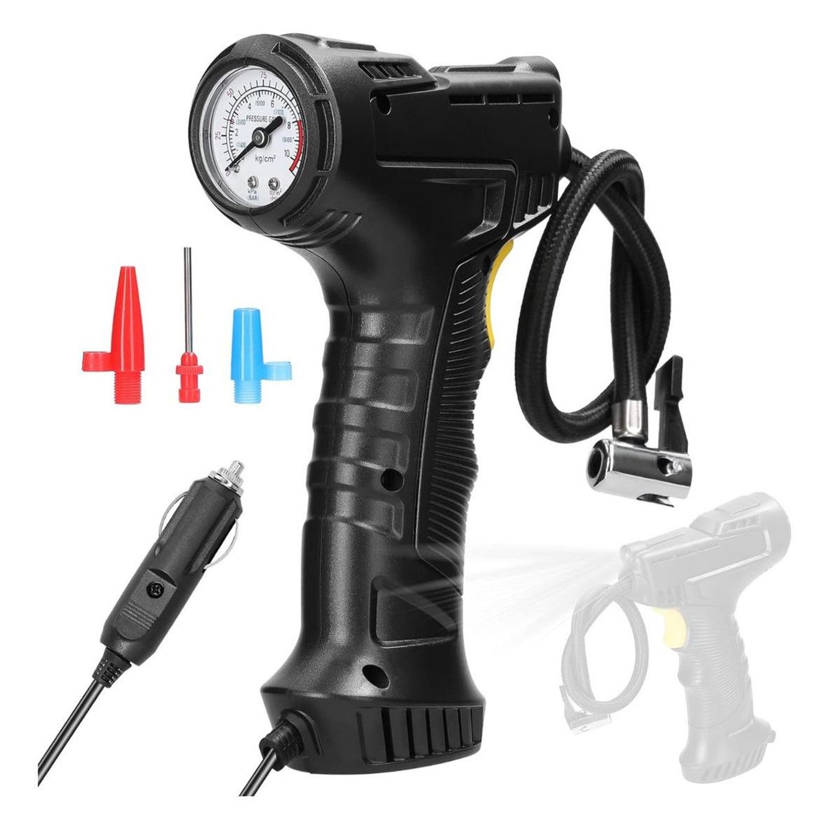 GENERICO - Compresor Inflador Portátil 12V 120W para Automóviles