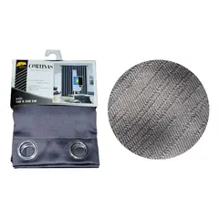 GENERICO - Cortina Blackout Sintética Larga 140x240 cm Ideal para Hogar