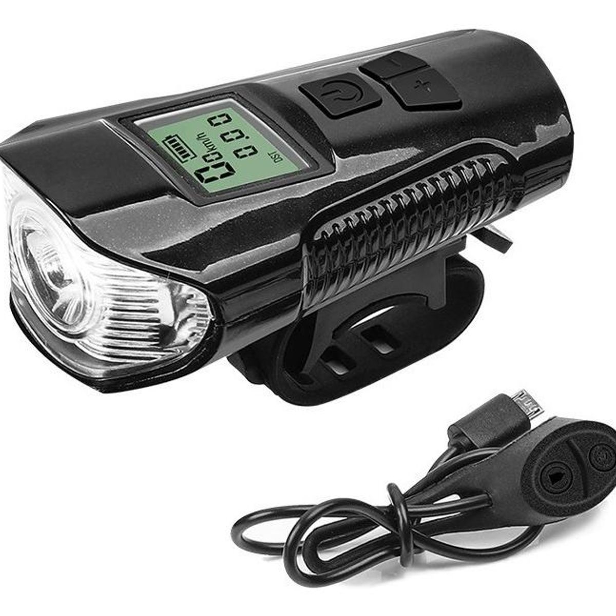 GENERICO - Computadora para Bicicleta con Luz LED y Bocina Integrada