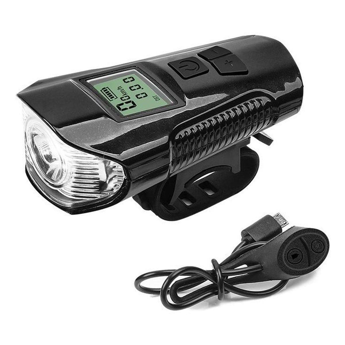 GENERICO - Computadora para Bicicleta con Luz LED y Bocina Integrada