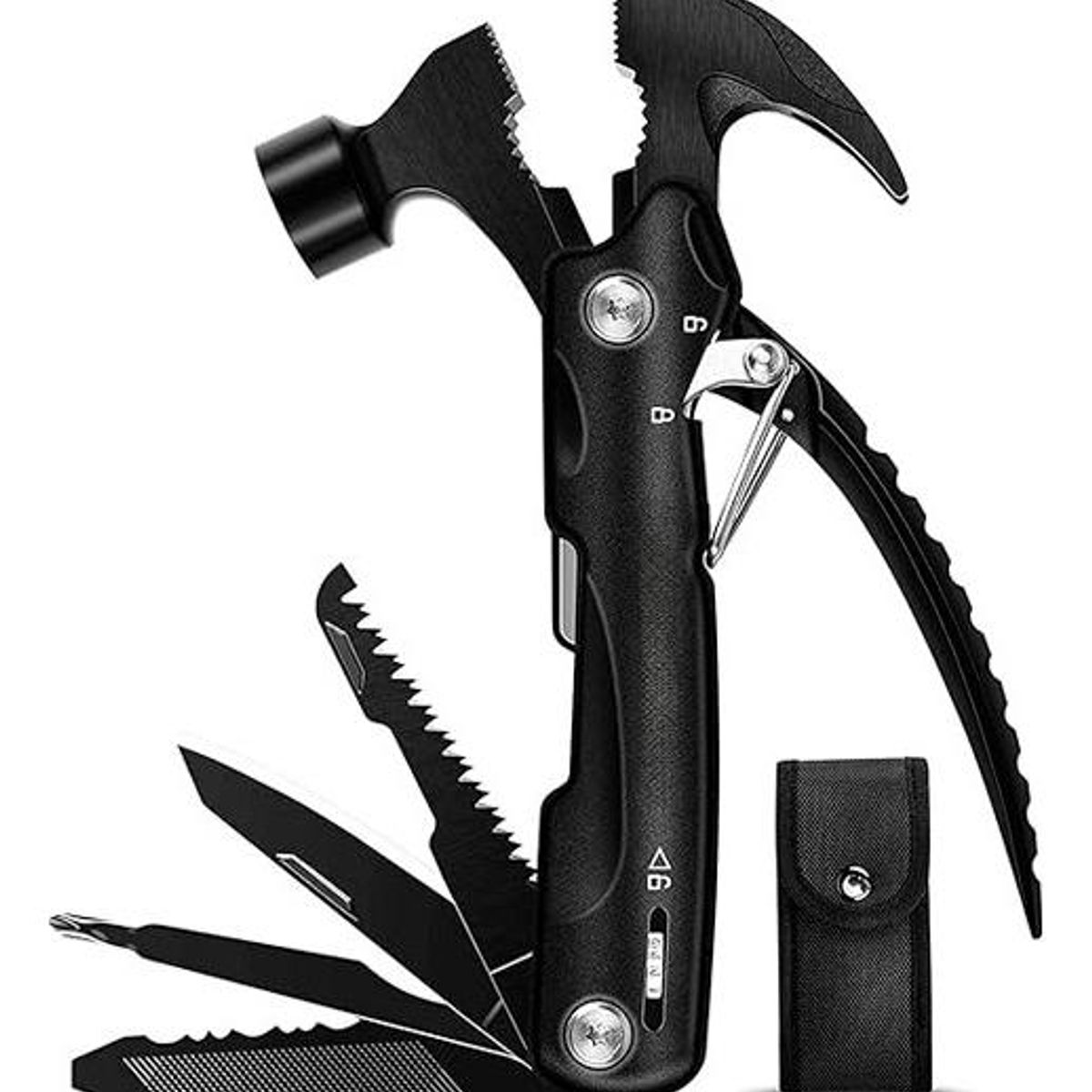 GENERICO - Martillo Multifuncional de 12 Herramientas en 1