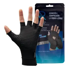 GENERICO - Guantes de Compresión con Fibra de Cobre para Artritis